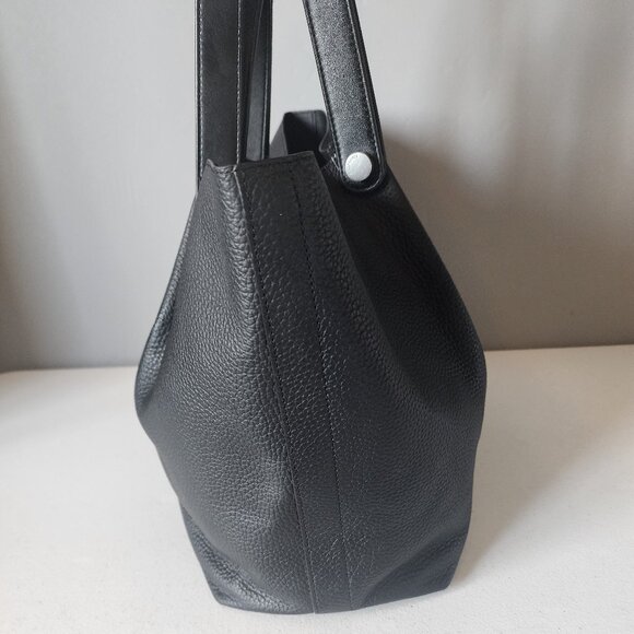 All Saints Black Tote "EUC" - Picture 5 of 15